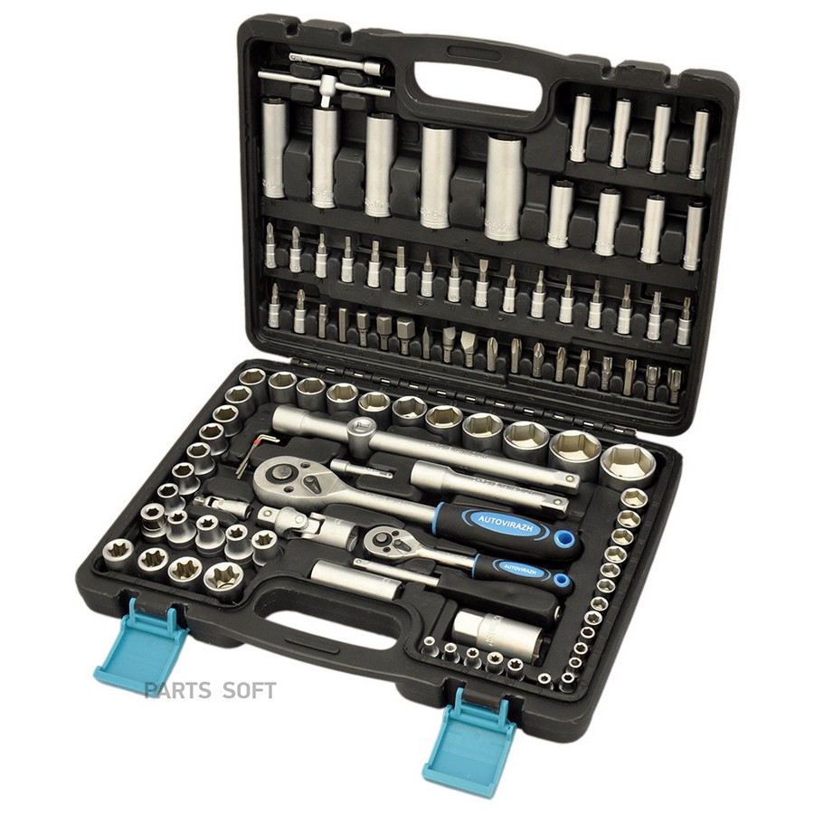 Набор инструментов (108 предметов) "AUTOVIRAZH" - AUTOVIRAZH None None